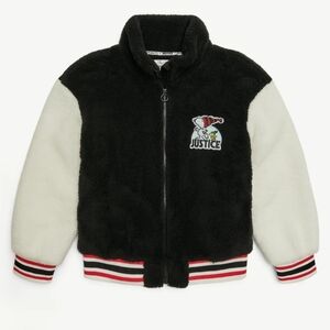Justice x Snoopy Girls Sherpa Jacket